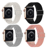 Darrahopens Sports & Fitness > Exercise, Gym & Fitness > Gym Equipment & Accessories Fitbit Versa 4 Versa 3 Sense Adjustable Nylon Sports Band 4-Pack Breathable Replacement Wristband Multi-colored Compatible with Fitbit