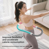 Darrahopens Sports & Fitness > Exercise, Gym & Fitness > Gym Equipment & Accessories Flexible Hula Hoop with PVC Spring Design for Core Strength and Waist Toning Ideal for Home Fitness and Postpartum Recovery Local Standard Fit