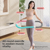 Darrahopens Sports & Fitness > Exercise, Gym & Fitness > Gym Equipment & Accessories Flexible Hula Hoop with PVC Spring Design for Core Strength and Waist Toning Ideal for Home Fitness and Postpartum Recovery Local Standard Fit
