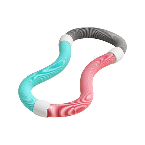 Darrahopens Sports & Fitness > Exercise, Gym & Fitness > Gym Equipment & Accessories Flexible Hula Hoop with PVC Spring Design for Core Strength and Waist Toning Ideal for Home Fitness and Postpartum Recovery Local Standard Fit