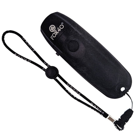 Darrahopens Sports & Fitness > Exercise, Gym & Fitness > Gym Equipment & Accessories Fox 40 Electronic Whistle with Wrist Lanyard in Black In Australia - Darrahopens