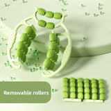 Darrahopens Sports & Fitness > Exercise, Gym & Fitness > Gym Equipment & Accessories Green 360-Degree Wrap Around Leg Roller Massager with 29 Acupressure Points for Muscle Recovery and Body Shaping Essential Tool for Local Home Workouts