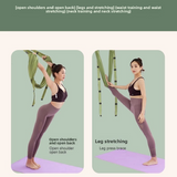 Darrahopens Sports & Fitness > Exercise, Gym & Fitness > Gym Equipment & Accessories Green Aerial Yoga Door Hanging Strap for Home Workouts Adjustable Stretch Band for Backbend Inversion and Flexibility Premium Standard Fit for Local Enthusiasts
