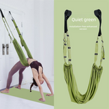 Darrahopens Sports & Fitness > Exercise, Gym & Fitness > Gym Equipment & Accessories Green Aerial Yoga Door Hanging Strap for Home Workouts Adjustable Stretch Band for Backbend Inversion and Flexibility Premium Standard Fit for Local Enthusiasts