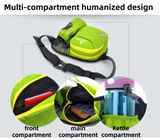 Darrahopens Sports & Fitness > Exercise, Gym & Fitness > Gym Equipment & Accessories Green Lightweight Running Waist Pack with Stable Bottle Holder - Multi-Functional Nylon Sports Fanny Pack for Marathon, Hiking, Cycling & Climbing