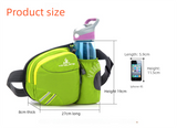 Darrahopens Sports & Fitness > Exercise, Gym & Fitness > Gym Equipment & Accessories Green Lightweight Running Waist Pack with Stable Bottle Holder - Multi-Functional Nylon Sports Fanny Pack for Marathon, Hiking, Cycling & Climbing