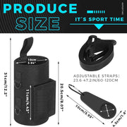 Darrahopens Sports & Fitness > Exercise, Gym & Fitness > Gym Equipment & Accessories Green Magnetic Gym Water Bottle Pouch & Towel Clip with 6 High-Strength Magnets and Adjustable Strap - Fits 18oz to 40oz
