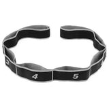 Darrahopens Sports & Fitness > Exercise, Gym & Fitness > Gym Equipment & Accessories Grey 3 Pack Multi-Loop Yoga Stretching Strap with Numbered Sections 90cm Elastic Resistance Band for Dance Pilates Body Sculpting Australian Fitness Gear
