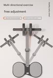 Darrahopens Sports & Fitness > Exercise, Gym & Fitness > Gym Equipment & Accessories Grey Assisted Rebound Ab Roller with Foldable Knee Pad - Dual Wheel Core Trainer for Home Gym