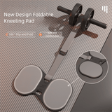 Darrahopens Sports & Fitness > Exercise, Gym & Fitness > Gym Equipment & Accessories Grey Assisted Rebound Ab Roller with Foldable Knee Pad - Dual Wheel Core Trainer for Home Gym