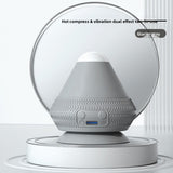 Darrahopens Sports & Fitness > Exercise, Gym & Fitness > Gym Equipment & Accessories Grey Electric Suction Fascia Massage Ball with Heated Vibration Type-C Rechargeable Deep Muscle Relaxation Tool for Local Professionals and Modern Lifestyles