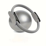 Darrahopens Sports & Fitness > Exercise, Gym & Fitness > Gym Equipment & Accessories Grey Professional Pilates Ring & Yoga Ball Set - Multipurpose Home Fitness Equipment for Whole-Body Core Training & Pelvic Floor Strengthening