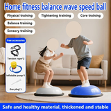 Darrahopens Sports & Fitness > Exercise, Gym & Fitness > Gym Equipment & Accessories Hemisphere Trainer – Portable Inflatable Balance Trainer, specifically designed for core training, yoga, rehabilitation, and Pilates, equipped with a stable base. Suitable for home gyms, fitness centers, and physical conditioning.（GREY）