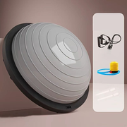 Darrahopens Sports & Fitness > Exercise, Gym & Fitness > Gym Equipment & Accessories Hemisphere Trainer – Portable Inflatable Balance Trainer, specifically designed for core training, yoga, rehabilitation, and Pilates, equipped with a stable base. Suitable for home gyms, fitness centers, and physical conditioning.（BLUE）