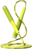 Darrahopens Sports & Fitness > Exercise, Gym & Fitness > Gym Equipment & Accessories Jump Rope Beaded Adjustable Anti Tangle Fitness Skipping Rope Green