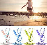 Darrahopens Sports & Fitness > Exercise, Gym & Fitness > Gym Equipment & Accessories Jump Rope Beaded Adjustable Anti Tangle Fitness Skipping Rope Green