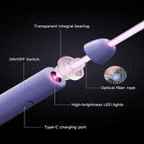 Darrahopens Sports & Fitness > Exercise, Gym & Fitness > Gym Equipment & Accessories LED Light-Up Jump Rope for Boys Girls - Adjustable Glow-in-the-Dark Skipping Rope Purple