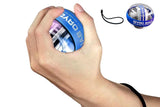Darrahopens Sports & Fitness > Exercise, Gym & Fitness > Gym Equipment & Accessories LED Wrist Ball Trainer Auto-Start Wrist Strengthener Gyroscopic Forearm Exerciser Gyro Ball for Strengthen Arms Muscles Wrist -Black