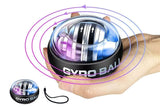 Darrahopens Sports & Fitness > Exercise, Gym & Fitness > Gym Equipment & Accessories LED Wrist Ball Trainer Auto-Start Wrist Strengthener Gyroscopic Forearm Exerciser Gyro Ball for Strengthen Arms Muscles Wrist -Black