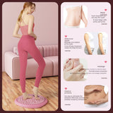 Darrahopens Sports & Fitness > Exercise, Gym & Fitness > Gym Equipment & Accessories Magnetic Foot Massage & Waist Twisting Disc｜Home Body-Shaping Fitness Equipment, Silent Anti-Slip Dual-Function, Promotes Circulation & Improves Sleep（pink）