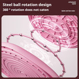 Darrahopens Sports & Fitness > Exercise, Gym & Fitness > Gym Equipment & Accessories Magnetic Foot Massage & Waist Twisting Disc｜Home Body-Shaping Fitness Equipment, Silent Anti-Slip Dual-Function, Promotes Circulation & Improves Sleep（pink）