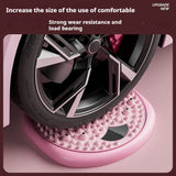 Darrahopens Sports & Fitness > Exercise, Gym & Fitness > Gym Equipment & Accessories Magnetic Foot Massage & Waist Twisting Disc｜Home Body-Shaping Fitness Equipment, Silent Anti-Slip Dual-Function, Promotes Circulation & Improves Sleep（pink）