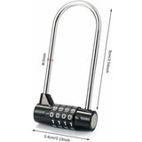 Darrahopens Sports & Fitness > Exercise, Gym & Fitness > Gym Equipment & Accessories Master Lock Combination Padlock Digital Password Padlock 4 Digit Combination Lock For Gym, School, Work Lockers,