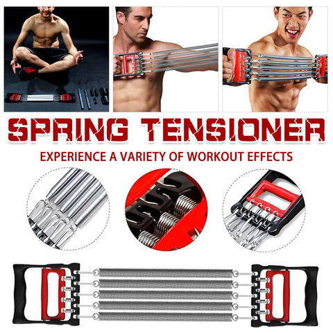 Darrahopens Sports & Fitness > Exercise, Gym & Fitness > Gym Equipment & Accessories Mens Chest Expander Resistance Bands Pedal Puller Home Gym Workout Equipment