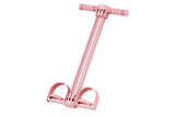 Darrahopens Sports & Fitness > Exercise, Gym & Fitness > Gym Equipment & Accessories Pedal Resistance Band with Handles Adjustable Detachable Multifunction Pedal Resistance Band for Abs Arms Waist Legs Home Fitness - Pink