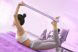 Darrahopens Sports & Fitness > Exercise, Gym & Fitness > Gym Equipment & Accessories Pedal Resistance Band with Handles Adjustable Detachable Multifunction Pedal Resistance Band for Abs Arms Waist Legs Home Fitness - Purple