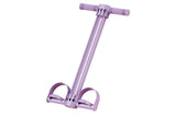 Darrahopens Sports & Fitness > Exercise, Gym & Fitness > Gym Equipment & Accessories Pedal Resistance Band with Handles Adjustable Detachable Multifunction Pedal Resistance Band for Abs Arms Waist Legs Home Fitness - Purple
