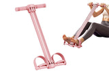 Darrahopens Sports & Fitness > Exercise, Gym & Fitness > Gym Equipment & Accessories Pedal Resistance Band with Handles Adjustable Detachable Multifunction Pedal Resistance Band for Abs Arms Waist Legs Home Fitness - Purple