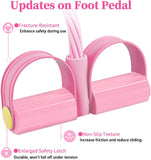 Darrahopens Sports & Fitness > Exercise, Gym & Fitness > Gym Equipment & Accessories Pedal Resistance Bands with Handles, Upgrade 6-Tubes Manual Tension Training Pedal, Natural Rubber Foot Pedal Resistance Bands, Multifunction Fitness Bands for Abdomen, Waist, Arm, Leg