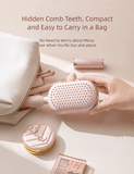Darrahopens Sports & Fitness > Exercise, Gym & Fitness > Gym Equipment & Accessories Pink Innovative Self-Cleaning Cushion Hairbrush - Retractable Bristle Detangling & Scalp Massager