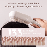 Darrahopens Sports & Fitness > Exercise, Gym & Fitness > Gym Equipment & Accessories Pink Innovative Self-Cleaning Cushion Hairbrush - Retractable Bristle Detangling & Scalp Massager