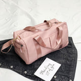 Darrahopens Sports & Fitness > Exercise, Gym & Fitness > Gym Equipment & Accessories Pink Large Capacity Travel Duffel Bag – Wet & Dry Separation, Shoe Compartment, and Luggage Sleeve for Gym, Yoga, and Short Trips
