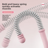 Darrahopens Sports & Fitness > Exercise, Gym & Fitness > Gym Equipment & Accessories Pink Multifunctional Cordless Battle Rope with Adjustable Weight Rings for Home Gym Professional Strength Training Tool for Local Professionals Standard Fit