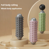 Darrahopens Sports & Fitness > Exercise, Gym & Fitness > Gym Equipment & Accessories Pink Portable Electric Yoga Massage Roller - Handheld Fitness Recovery Tool, Deep Tissue Muscle Relaxer & Fascia Release Stick