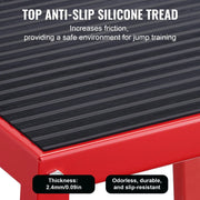 Darrahopens Sports & Fitness > Exercise, Gym & Fitness > Gym Equipment & Accessories Plyometric Jump Box, 18 Inch Plyo Box, Steel Plyometric Platform and Jumping Agility Box, Red In Australia - Darrahopens