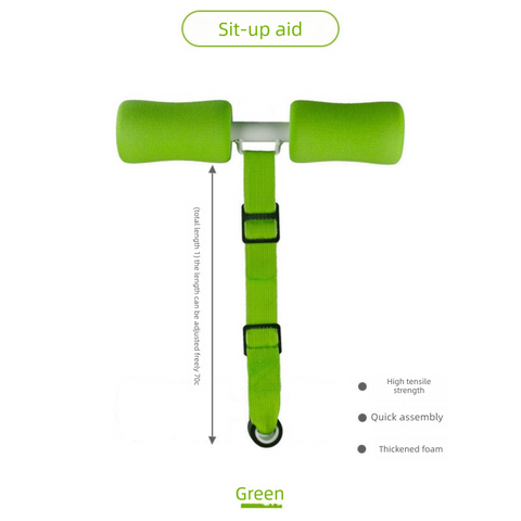 Darrahopens Sports & Fitness > Exercise, Gym & Fitness > Gym Equipment & Accessories Portable Sit-Up Assistant Bar Door & Bed Anchor Core Trainer Adjustable Ab Workout Equipment Green