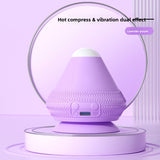 Darrahopens Sports & Fitness > Exercise, Gym & Fitness > Gym Equipment & Accessories Purple Electric Suction Fascia Massage Ball with Heated Vibration Type-C Rechargeable Deep Muscle Relaxation Tool for Local Professionals and Modern Lifestyles