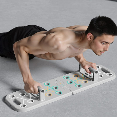 Darrahopens Sports & Fitness > Exercise, Gym & Fitness > Gym Equipment & Accessories Push Up Board Fitness, Workout Home Gym Equipment, 20 in 1 Exercise Pushup Bar Handles for Floor, Strength Training Equipment for Men