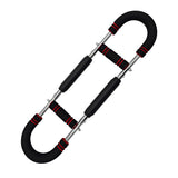 Darrahopens Sports & Fitness > Exercise, Gym & Fitness > Gym Equipment & Accessories Red Black Adjustable U-Shaped Arm Exerciser - For Home Fitness Strength Training (30kg)
