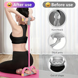 Darrahopens Sports & Fitness > Exercise, Gym & Fitness > Gym Equipment & Accessories Resistance Band Exerciser: Full-Body Workout, Easy Toning(light green)