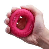 Darrahopens Sports & Fitness > Exercise, Gym & Fitness > Gym Equipment & Accessories Rose Red 30/40LB 2-Pack Silicone Hand Grip Strengthener Rings - Dual-Resistance Finger Exerciser and Forearm Trainer for Muscle Recovery and Carpal Tunnel Prevention