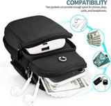 Darrahopens Sports & Fitness > Exercise, Gym & Fitness > Gym Equipment & Accessories Running Armband - Phone Armband - Wearable Phone Armband - With Earphone Hole and Phone Pocket for Running - Armband for Fitness and Cycling (Black)
