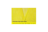 Darrahopens Sports & Fitness > Exercise, Gym & Fitness > Gym Equipment & Accessories Safety Vests Bulk Pack - Reflective High Visibility, Men Women, Mesh 10 PACK Orange