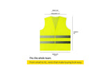 Darrahopens Sports & Fitness > Exercise, Gym & Fitness > Gym Equipment & Accessories Safety Vests Bulk Pack - Reflective High Visibility, Men Women, Mesh 10 PACK Orange