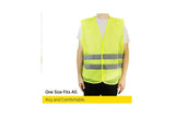 Darrahopens Sports & Fitness > Exercise, Gym & Fitness > Gym Equipment & Accessories Safety Vests Bulk Pack - Reflective High Visibility, Men Women, Mesh 10 PACK Orange