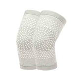 Darrahopens Sports & Fitness > Exercise, Gym & Fitness > Gym Equipment & Accessories Self Heating Knee Pads Grey Compression Support Sleeves for Arthritis Joint Pain Relief Sports Recovery 2 Pair L
